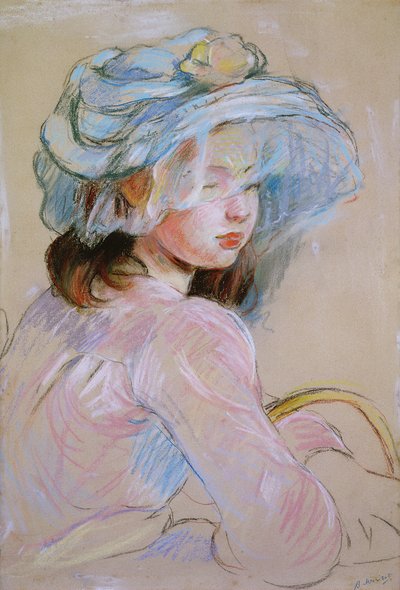 Girl Carrying a Basket by Berthe Morisot